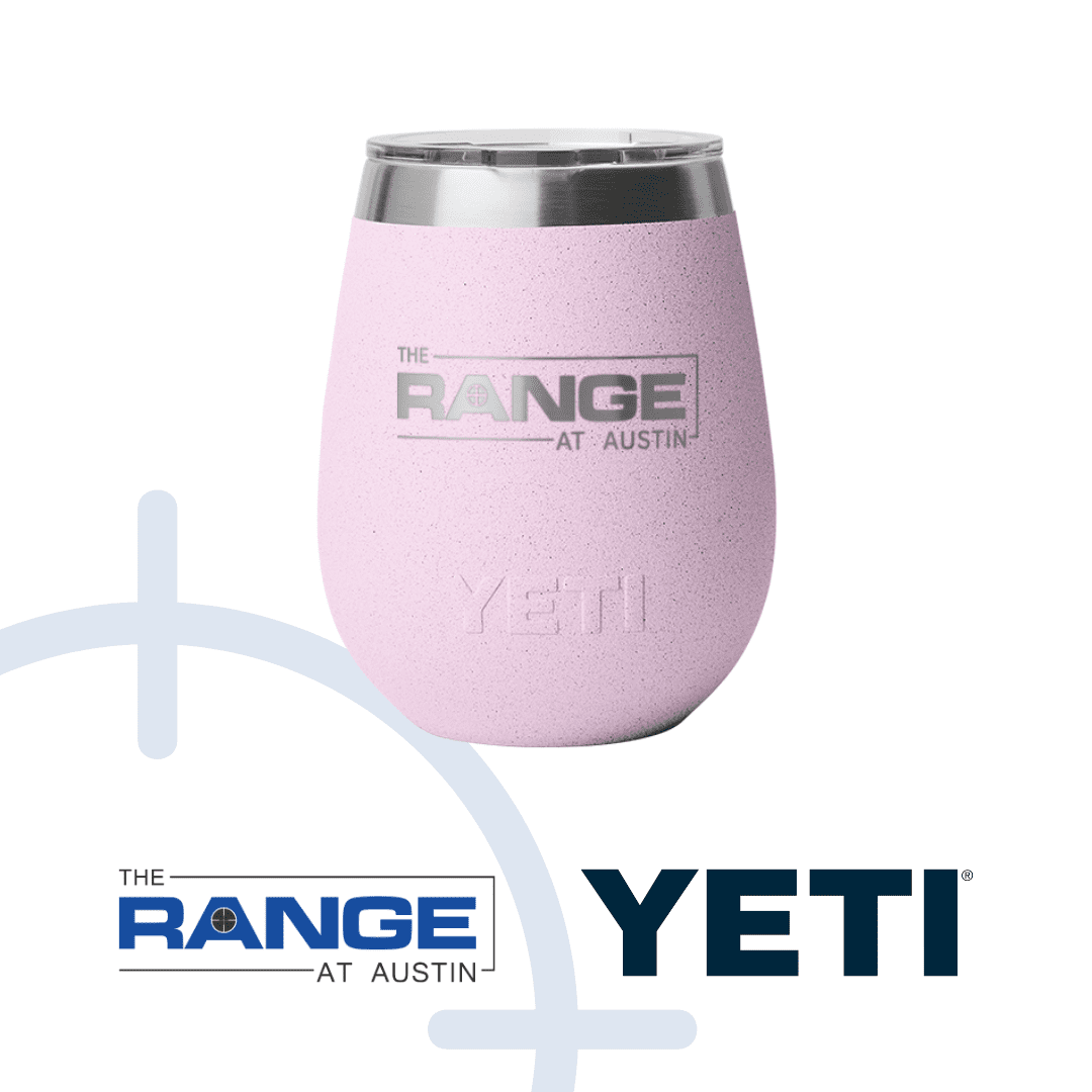 The Range Austin Yeti Rambler 10oz Wine Tumbler - Cherry Blossom
