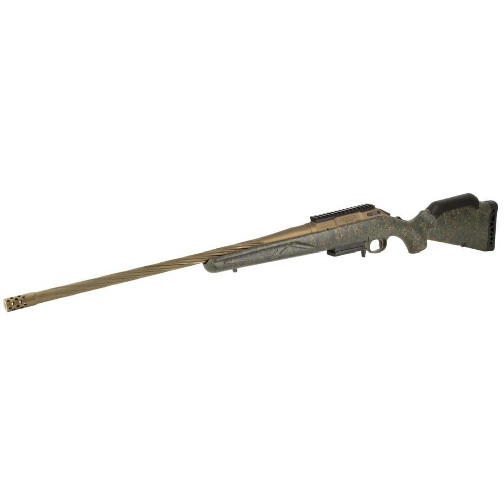 Ruger American Predator Gen II 308WIN 22" Burnt Bronze Spiral Fluted Barrel W/Green Splatter Synthetic Stock - Image 3
