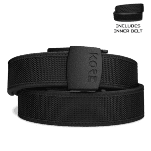 Kore C1 Competition Belt Kit 24" - 48" Black - Reinforced Inner Belt