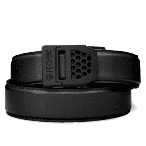 Kore X Series Tactical Leather Gun Belt 24" - 44"