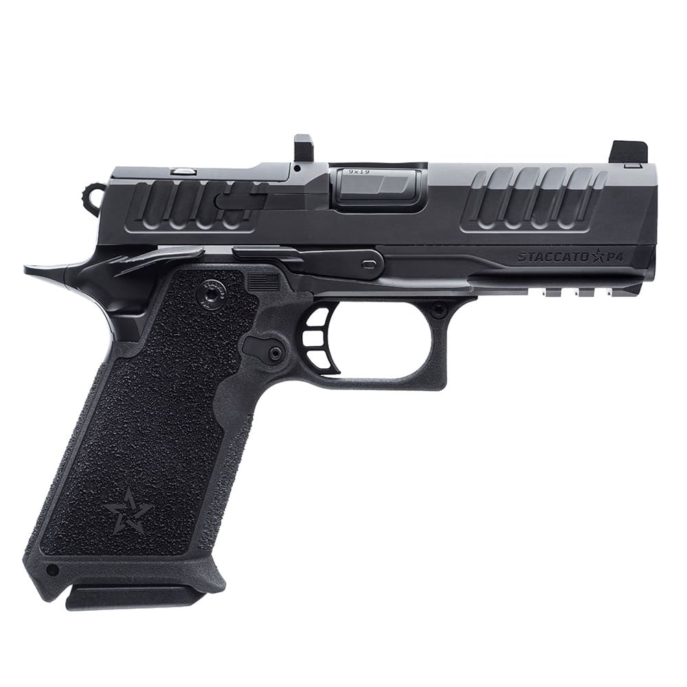 Staccato HD P4 9MM 4″ Barrell Trijicon Night Sights Preferred Package