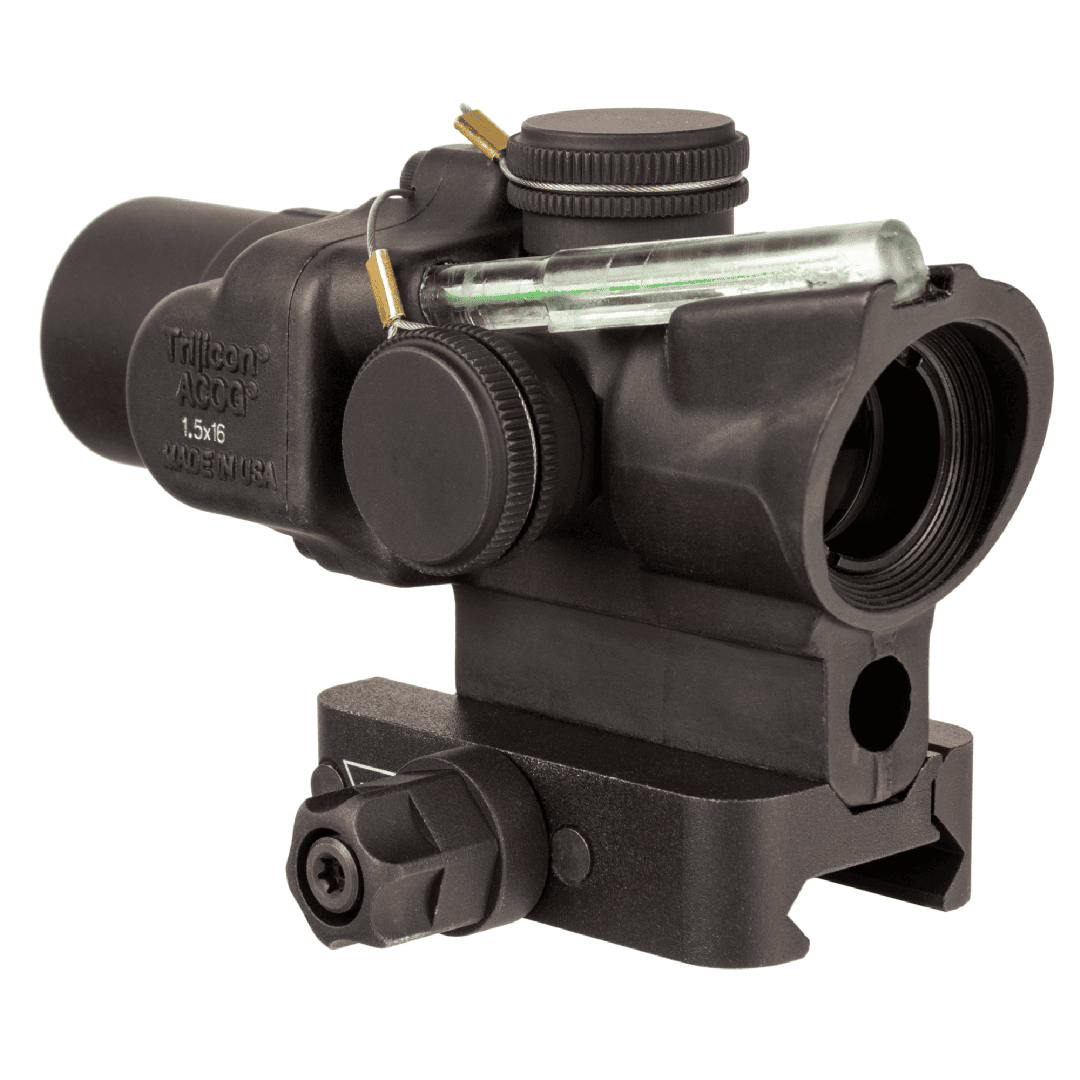 Trijicon Comact ACOG 1.5x16MM 2MOA GREEN Ring W/Q-LOC Mount