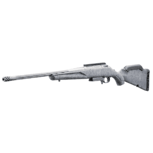 Ruger American Gen II 6.5 Creedmoor 20" Spiral Fluted Gun Metal Gray Threaded Barrel W/Gray Splatter Stock