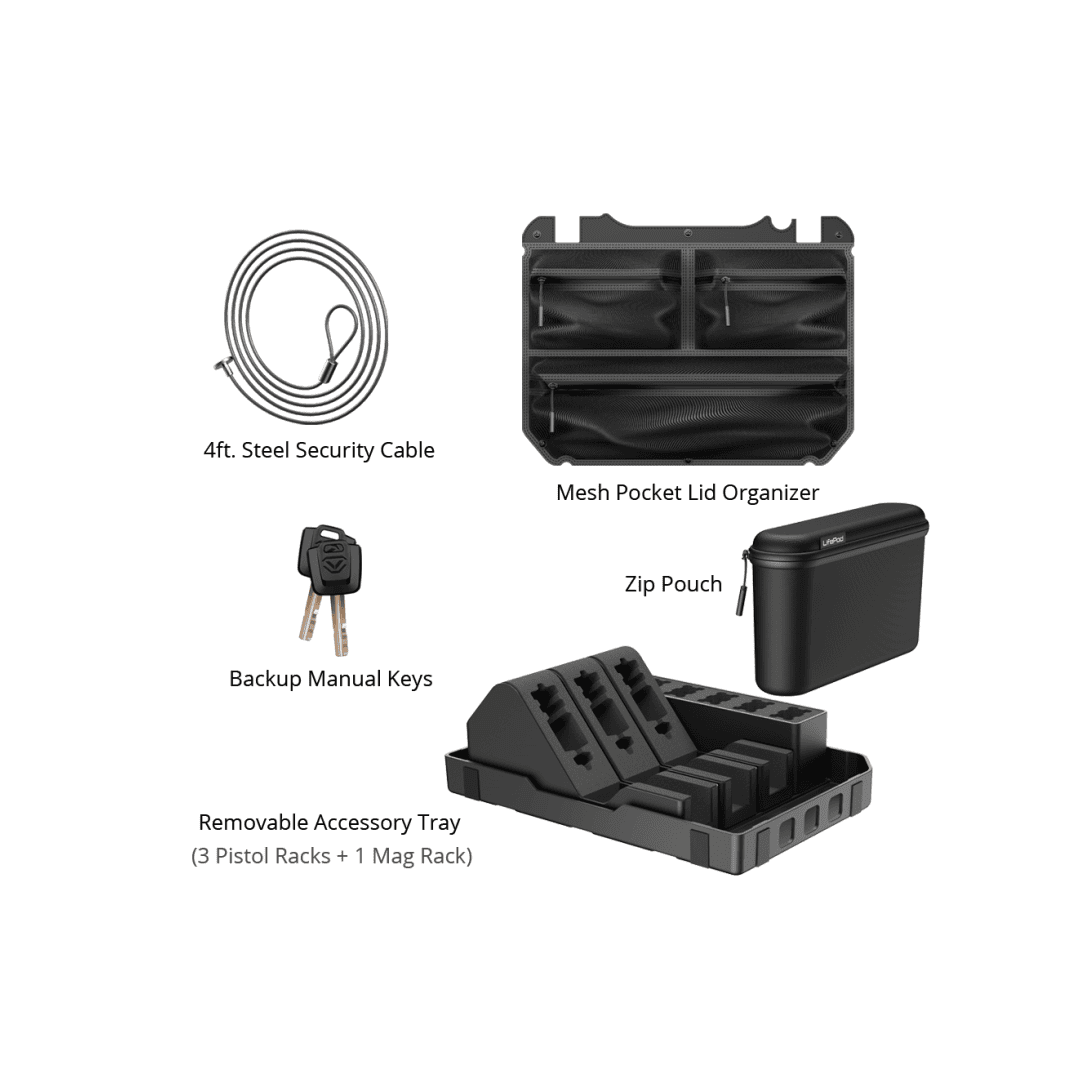 Vaultek Lifepod XR Range Edition Safe Black - Image 3